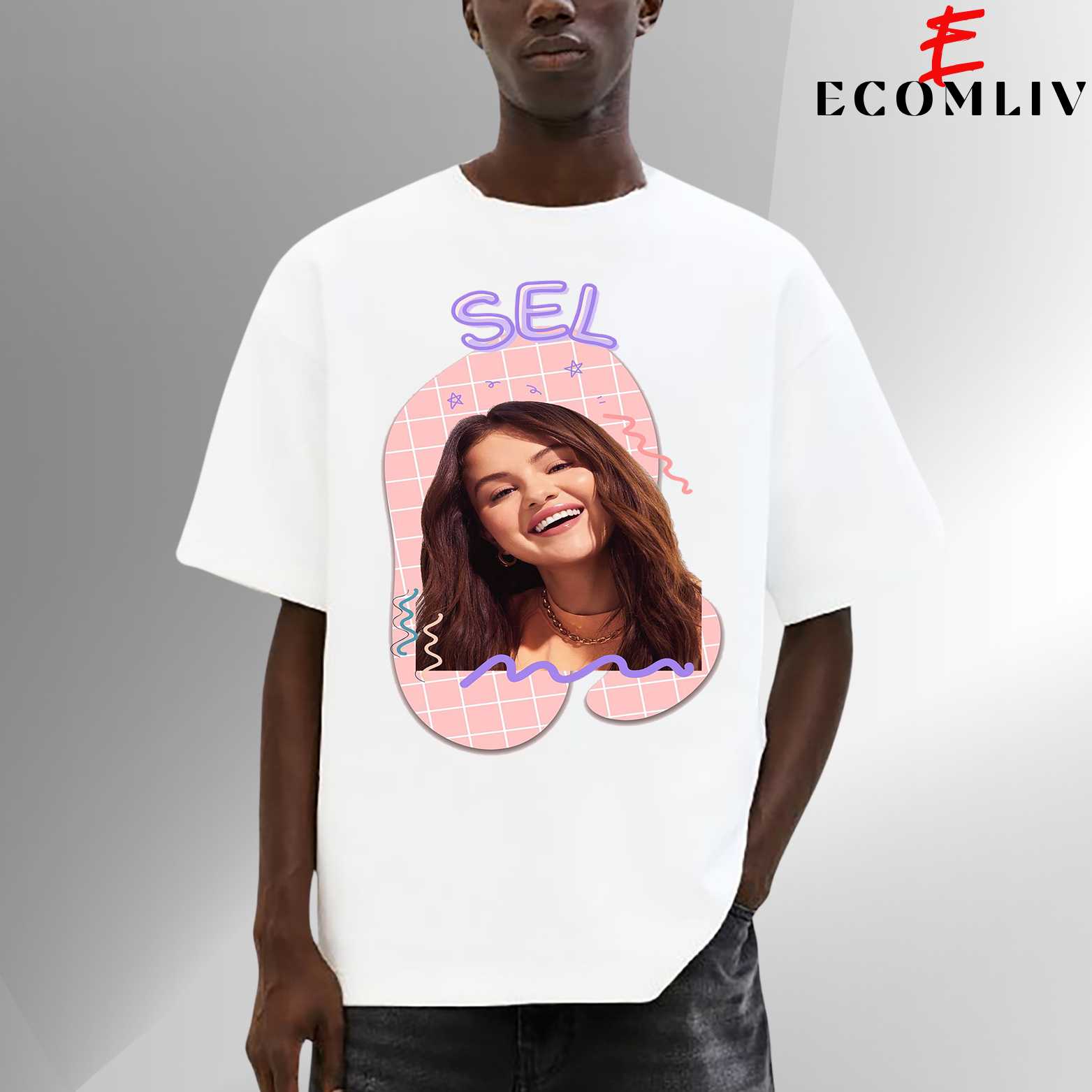Selena Gomez Streetwear Tee, Unisex Pop Culture Top